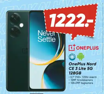 Bilka OnePlus Nord CE 3 Lite 5G 128GB tilbud