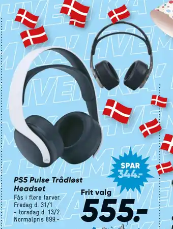 Bilka PS5 Pulse Trådløst Headset tilbud