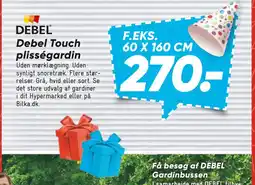 Bilka Debel Touch plisségardin tilbud