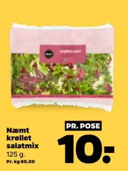 Netto Næmt krøllet salatmix tilbud