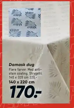 Bilka Damask dug tilbud