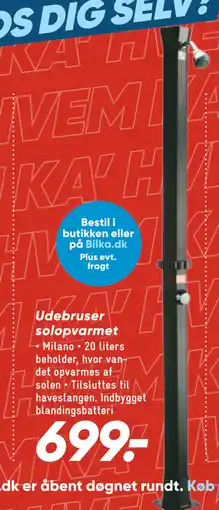 Bilka Udebruser solopvarmet tilbud