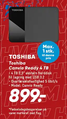 Bilka Canvio Ready 4 TB tilbud