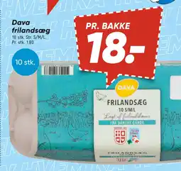 Bilka Dava frilandsæg tilbud