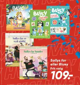 Bilka Sallys far eller Bluey tilbud