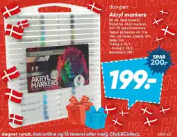 Bilka Akryl markers tilbud