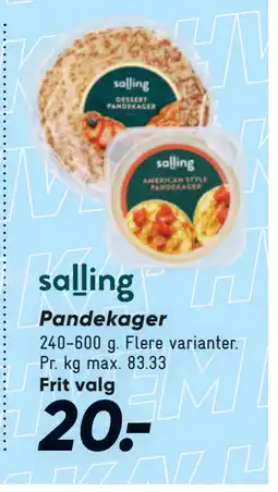 Bilka Pandekager tilbud