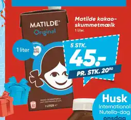 Bilka Matilde kakao skummetmælk tilbud