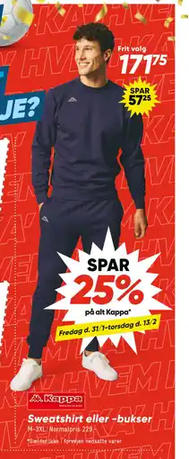 Bilka Sweatshirt eller bukser tilbud