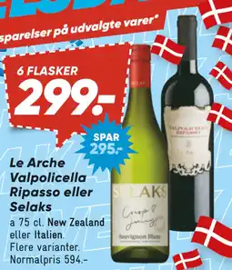 Bilka Le Arche Valpolicella Ripasso eller Selaks tilbud