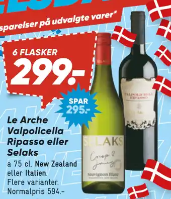 Bilka Le Arche Valpolicella Ripasso eller Selaks tilbud