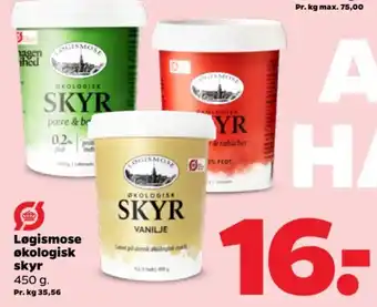 Netto Løgismose økologisk skyr . tilbud