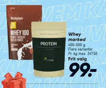 Bilka Whey marked tilbud