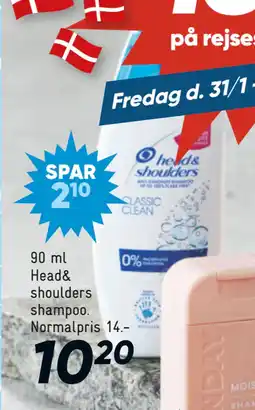 Bilka 90 ml Head& shoulders shampoo tilbud