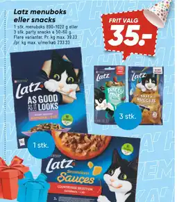 Bilka Latz menuboks eller snacks tilbud