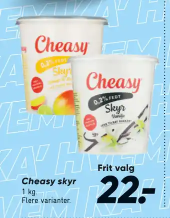 Bilka Cheasy skyr tilbud