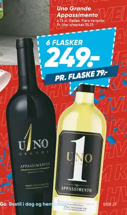 Bilka Uno Grande Appassimento tilbud