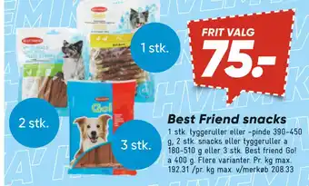 Bilka Best Friend snacks tilbud