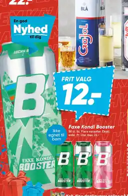 Bilka Faxe Kondi Booster tilbud