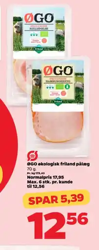 Netto ØGO økologisk friland pålæg. tilbud