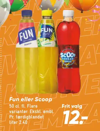 Bilka Fun eller Scoop tilbud