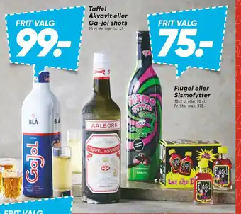 Bilka Taffel Akvavit eller Ga-jol shots tilbud