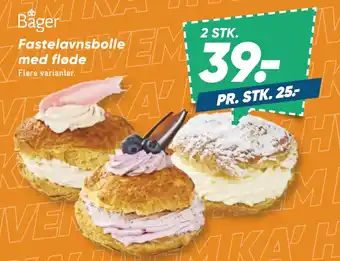 Bilka Fastelavnsbolle med fløde tilbud