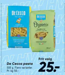 Bilka De Cecco pasta tilbud