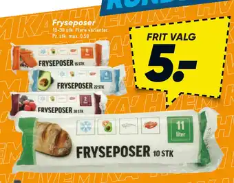 Bilka Fryseposer tilbud