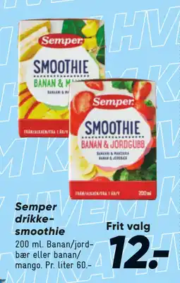 Bilka Semper drikke smoothie tilbud