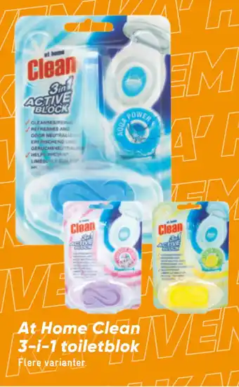 Bilka At Home Clean 3-i-1 toiletblok tilbud