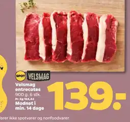 Netto Velsmag entrecotes tilbud