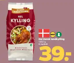 Netto Hel dansk landkylling. tilbud