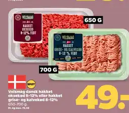 Netto Velsmag dansk hakket oksekød 8-12% eller hakket tilbud