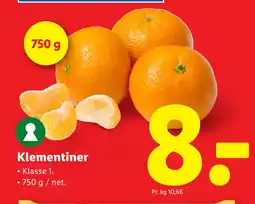 Lidl Klementiner tilbud