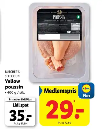 Lidl Yellow poussin tilbud