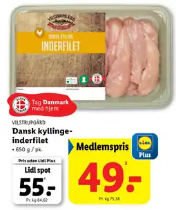 Lidl Dansk kyllingeinderfilet tilbud