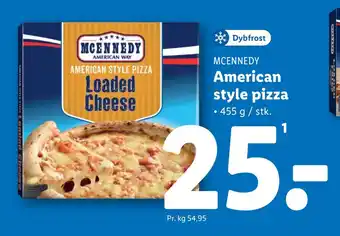 Lidl American style pizza tilbud