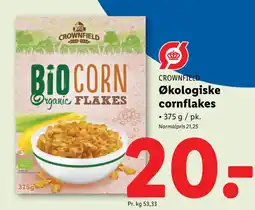 Lidl Økologiske cornflakes tilbud