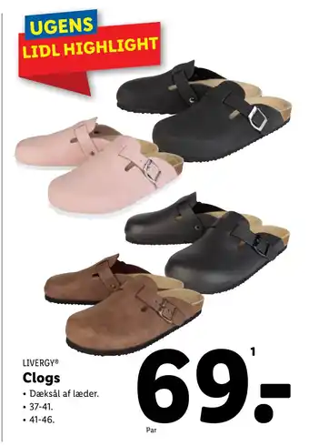 Lidl Clogs tilbud