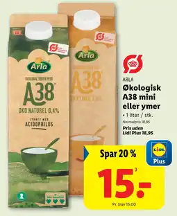 Lidl Økologisk A38 mini eller ymer tilbud