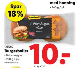 Lidl Burgerboller tilbud