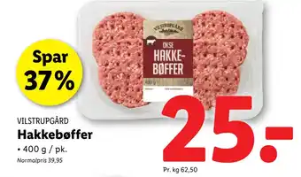 Lidl Hakkebøffer tilbud