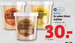 Lidl Is uden tilsat sukker tilbud