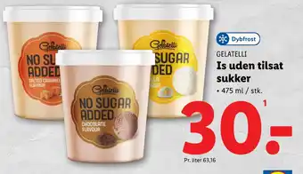 Lidl Is uden tilsat sukker tilbud