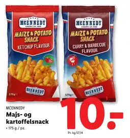 Lidl Majs- og kartoffelsnack tilbud