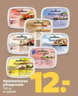 Netto Salatmesteren pålægssalat. tilbud