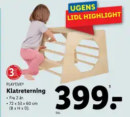 Lidl Klatreterning tilbud