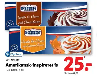 Lidl Amerikansk-inspireret is tilbud