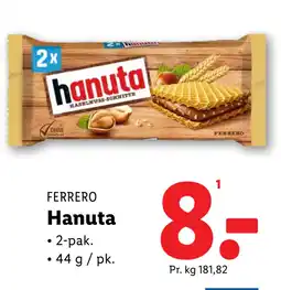 Lidl Hanuta tilbud